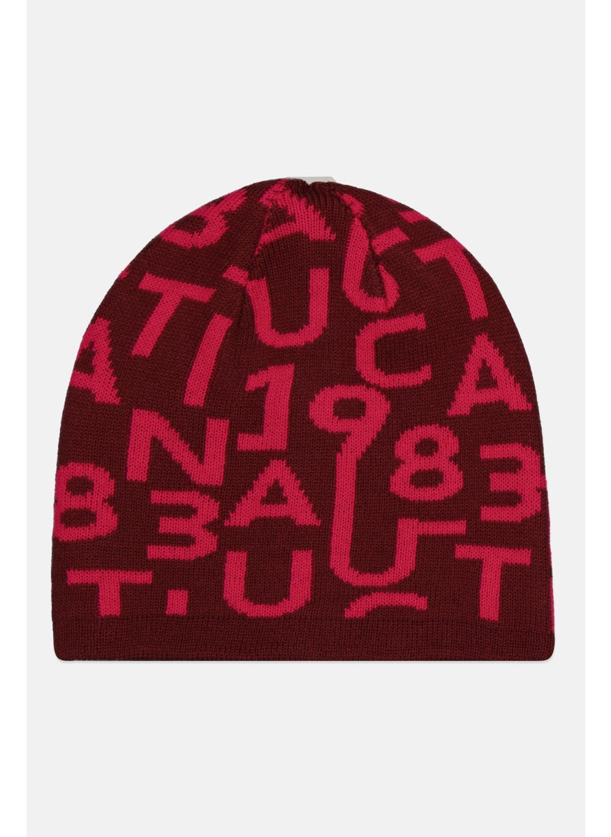 NAUTICA Kids Girl Printed Beanie, Brown 