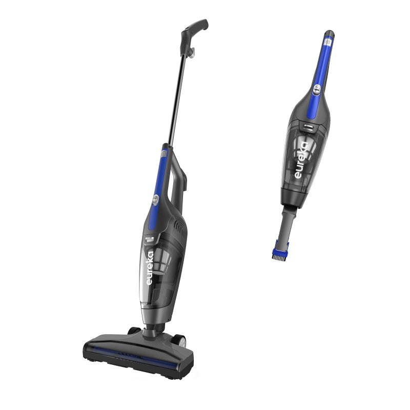 Eureka Corded Stick Vacuum Cleaner for Home Pet Hair, Lightweight Stick Vacuum Cleaner with Powerful Suction for Carpet Tile and Hard Floor, Blue, 3-in-1 Handheld Vac NES312 - Image 1