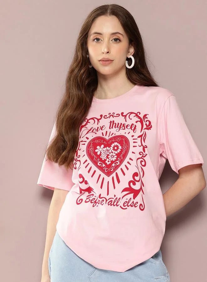 Dillinger Women Oversized Crew Neck T-Shirt