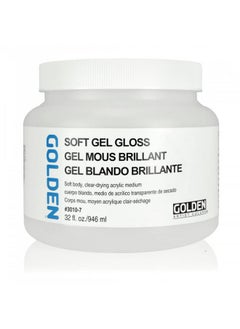 Golden Acryl Med 32 Oz Soft Gel Gloss  - Image 1