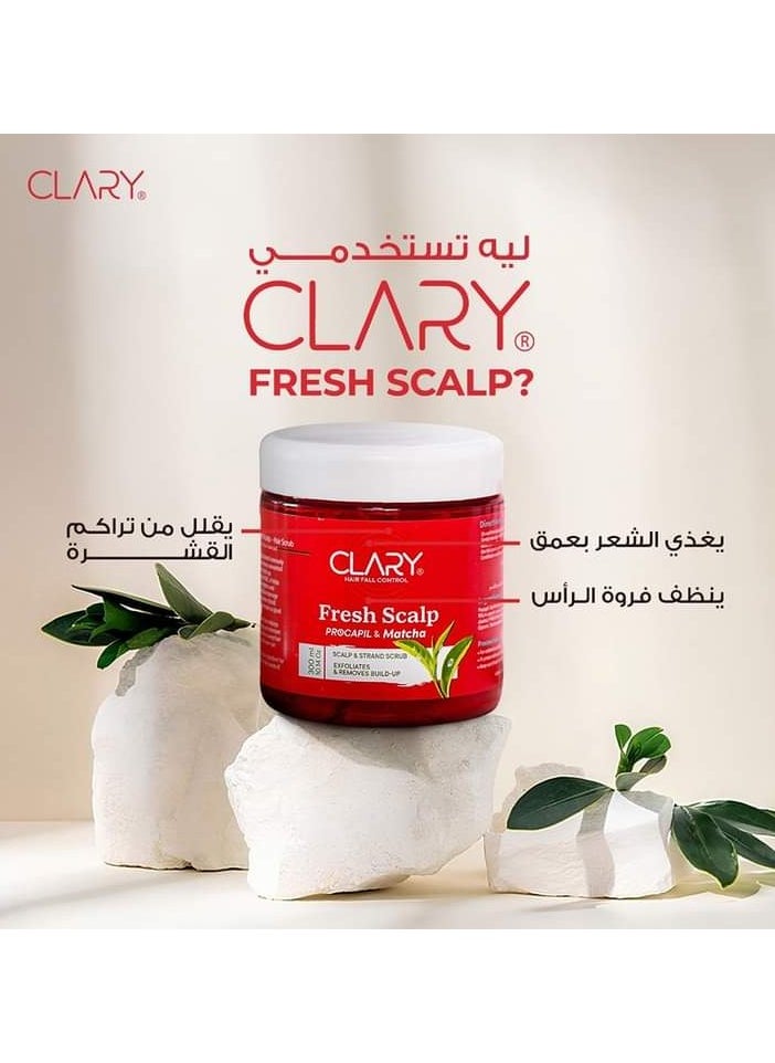 CLARY - Clary Hair Fall Control Fresh Scalp With Procapil & Matcha - 300 Ml - Image 1
