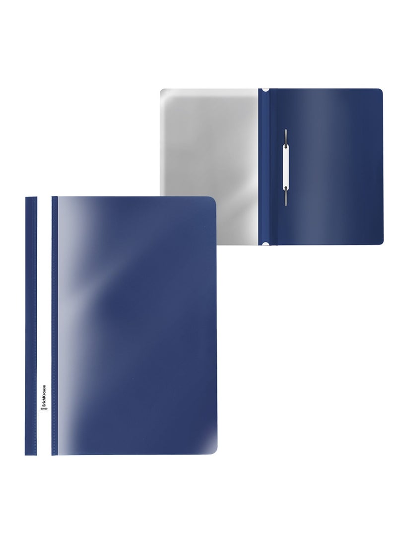 ErichKrause 20-Piece A4 Size Report File With Fastener Dark Blue - Image 1