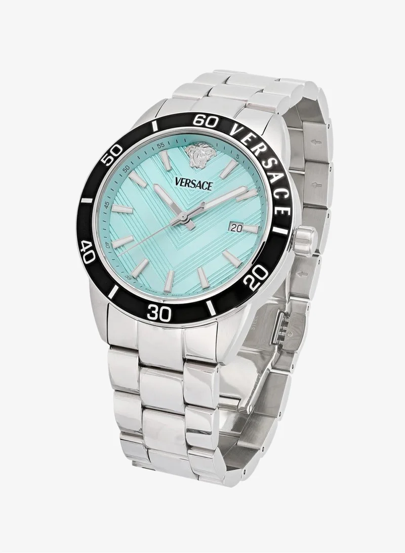 فيرزاتشي Greca Urban Quartz Turquoise Dial Watch