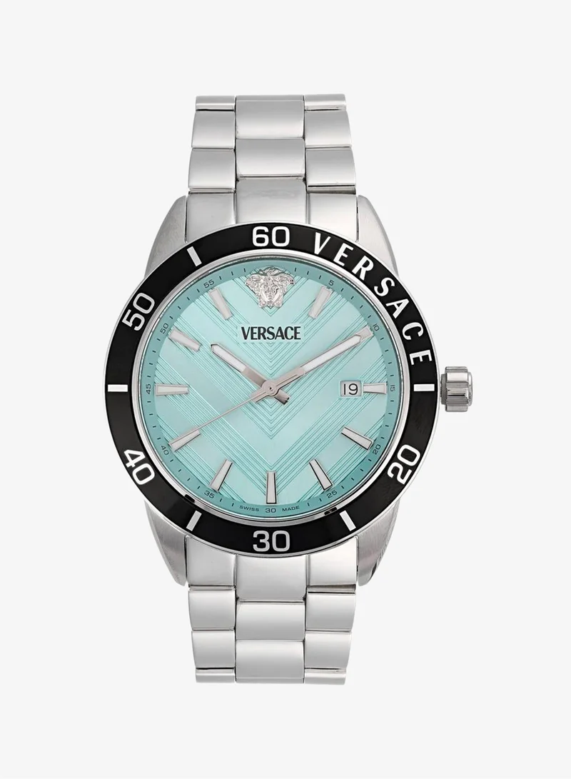 فيرزاتشي Greca Urban Quartz Turquoise Dial Watch