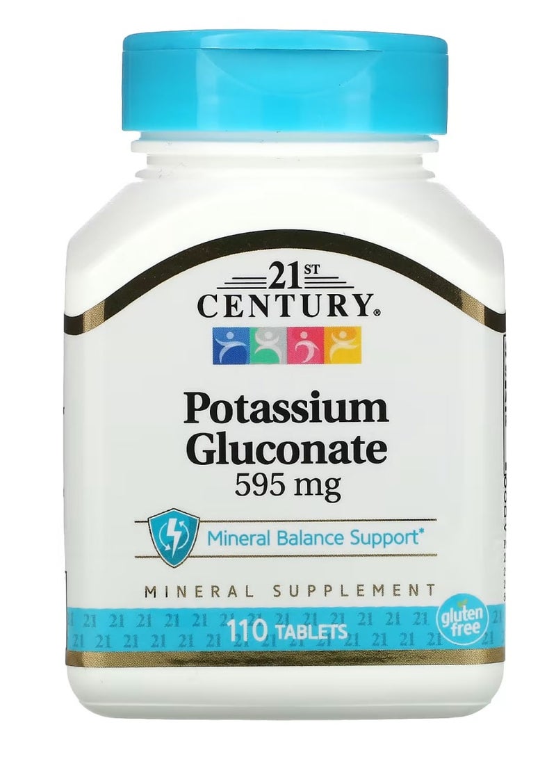 21st Century Potassium Gluconate 110 Tablets - Image 1