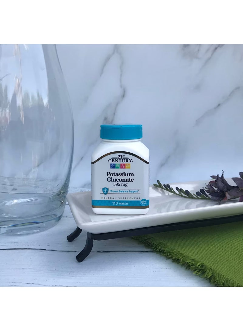 21st Century Potassium Gluconate 110 Tablets - Image 2