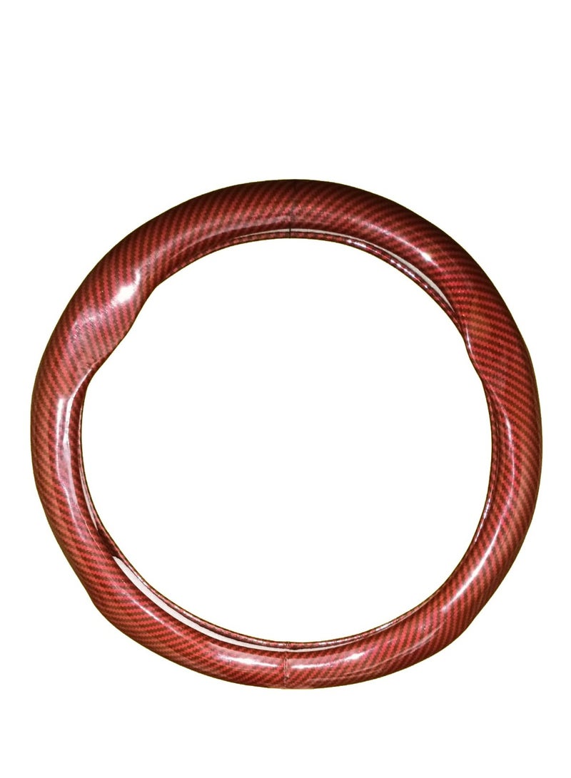 MT BEST BUY Glossy carbon fiber Steering Wheel wih finger tight, Soft Touch, Easy Clean, Suitable for all cars - Image 3