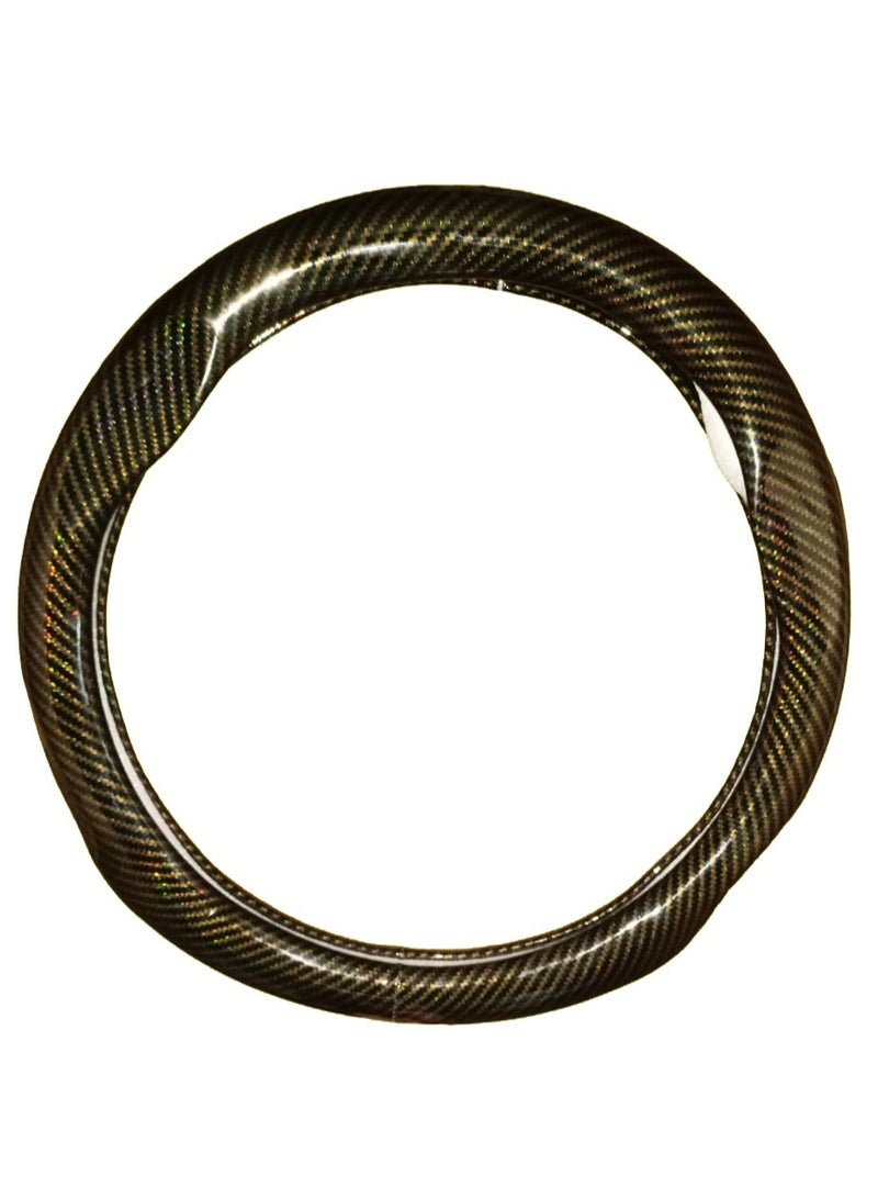 MT BEST BUY Glossy carbon fiber Steering Wheel wih finger tight, Soft Touch, Easy Clean, Suitable for all cars - Image 4