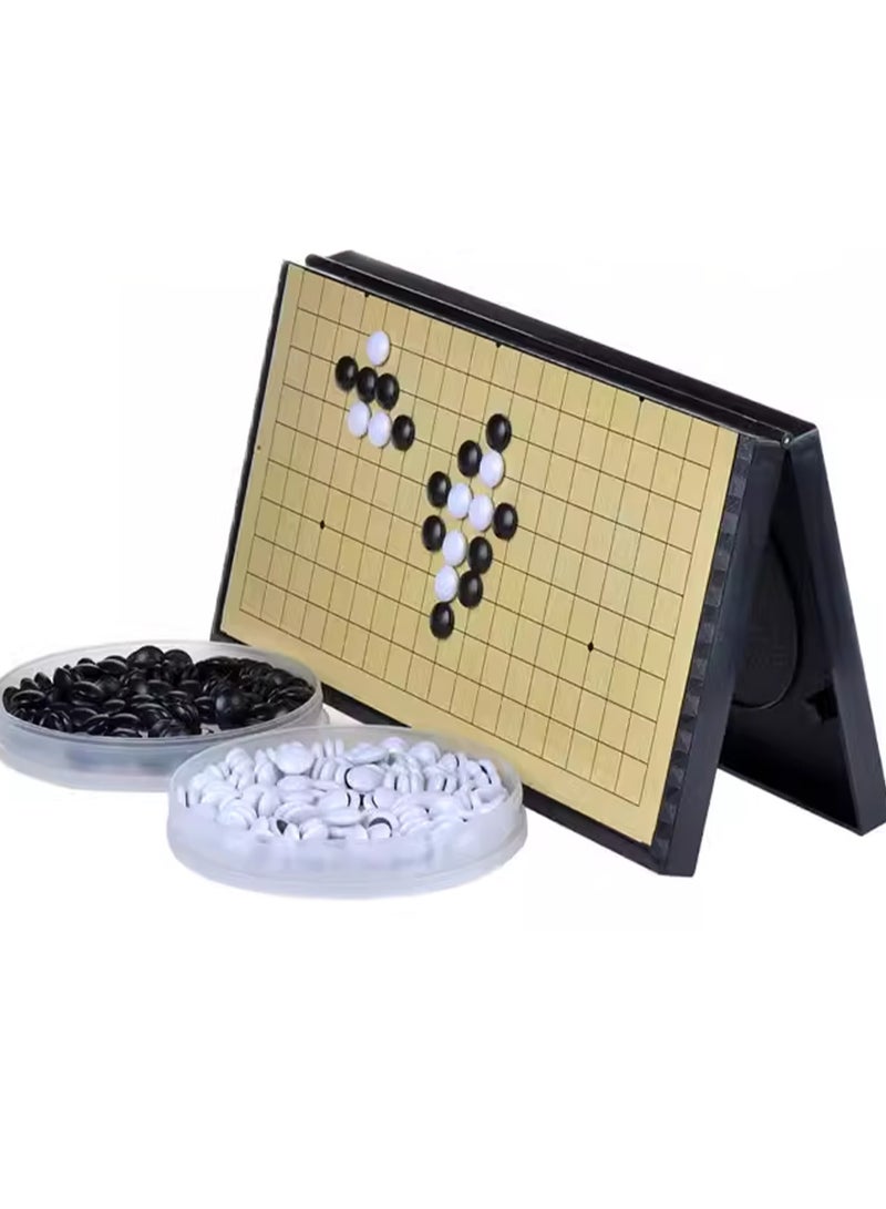 Portable Children's Go Game Set Specially Designed for Young Chess Enthusiasts Combining Classic Strategy and Fun - Image 1