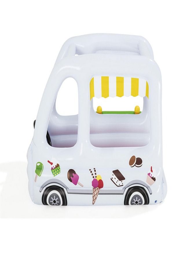 Bestway Best Way 1.22M X 84Cm X 84Cm Scoops'N Smiles Ice Cream Truck Ball Pit 26-52268 - Image 1