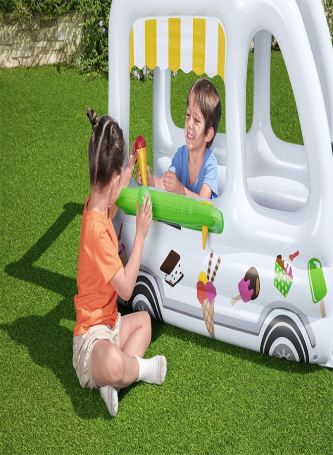 Bestway Best Way 1.22M X 84Cm X 84Cm Scoops'N Smiles Ice Cream Truck Ball Pit 26-52268 - Image 3