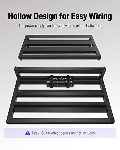Donner Guitar Pedal Board Case DB-3 Aluminium Pedalboard 20'' x 11.4'' x 4'’ with Bag - Image 5