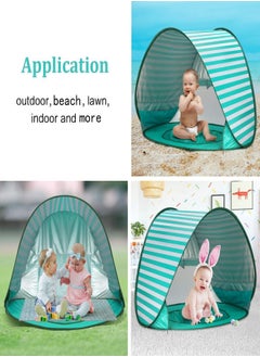 Aomeius Baby Beach Tent with Pool, UPF 50+ Beach Sun Shelter Outdoor Tent for Aged 0-3 Baby and Kids, Parks and Beach Shade Portable Mini Pool  - Image 4