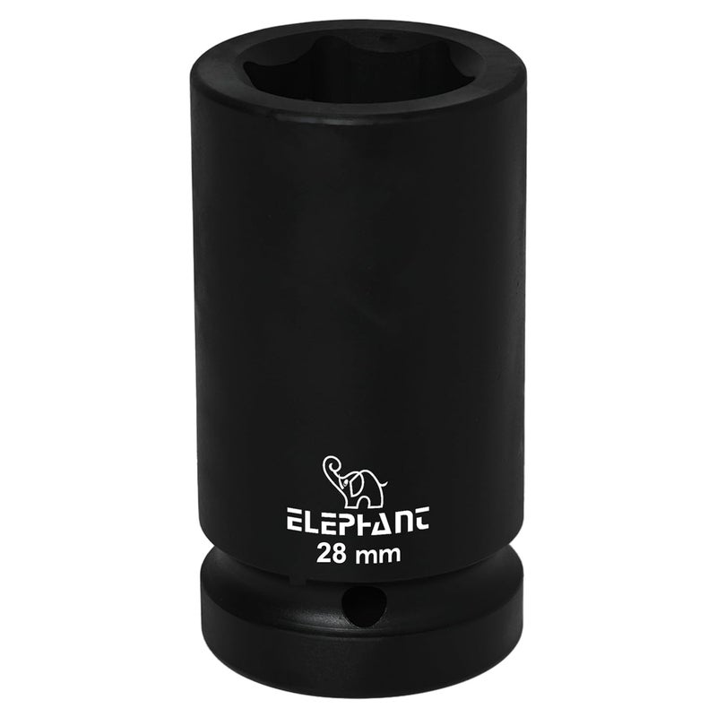 Elephant Metal 1 Square Drive 6Point Std Impact Sockets Size 28Mm Length 90Mm - Image 2