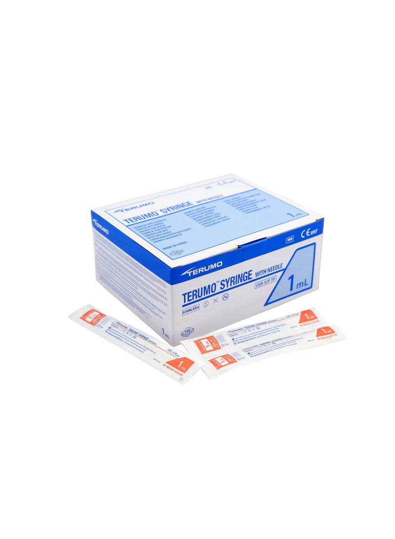 Terumo 1ml tuberculin syringe with needle 25G x 5/8" (0.5x16mm) - Image 3