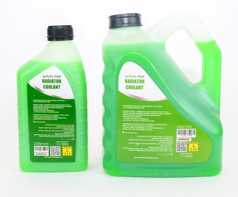Superdrive Engine Coolant Offer for Car Radiator Anti Freeze & Boil 4L+1L (Green) - Image 3