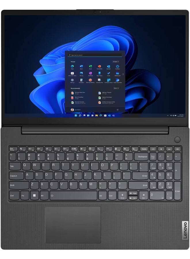 Lenovo V15 G4 IRU Laptop With 15.6-Inch FHD Display, Core i7-1355U Processor/8GB RAM/512GB SSD/Intel Iris Xe Graphics/DOS (Without Windows) English Business Black - Image 5