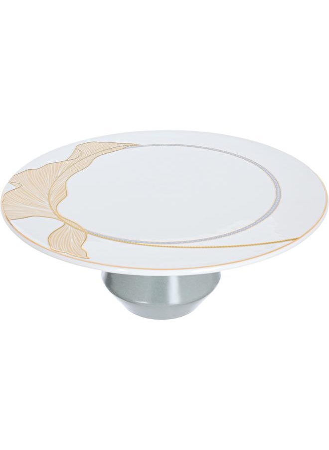 Alsaif Porcelain Cake Serving Set 14 Pieces White  - Image 4