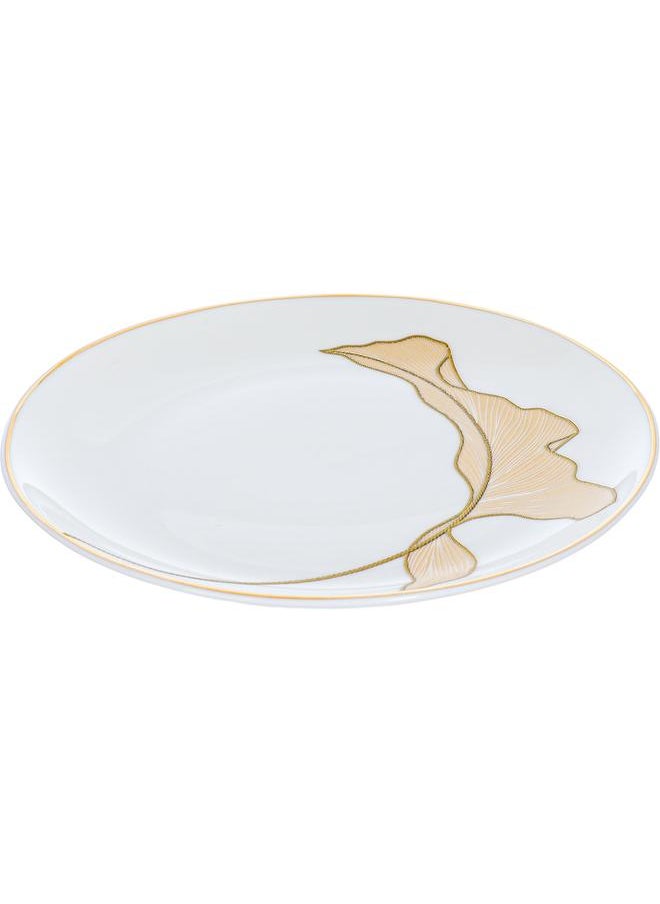 Alsaif Porcelain Cake Serving Set 14 Pieces White  - Image 3