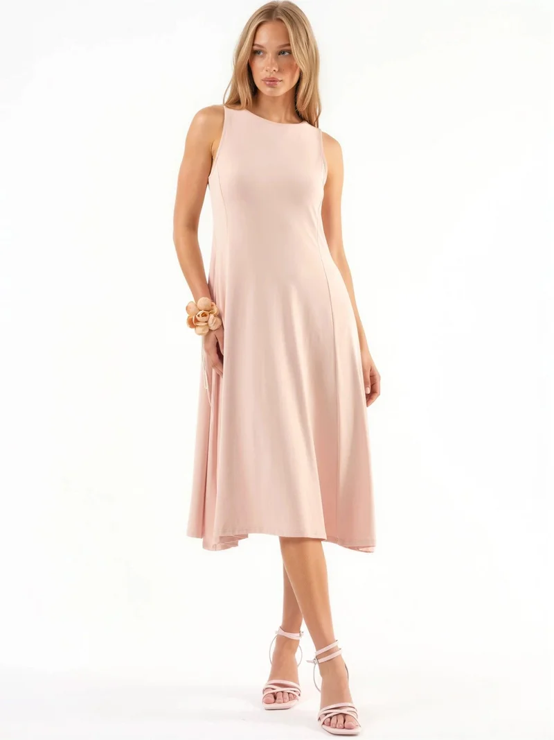 بوسيم BUSEM Sleeveless Midi Dress with Pockets