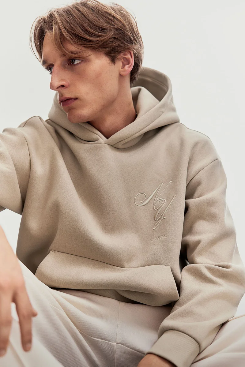 H&M Loose Fit Printed hoodie