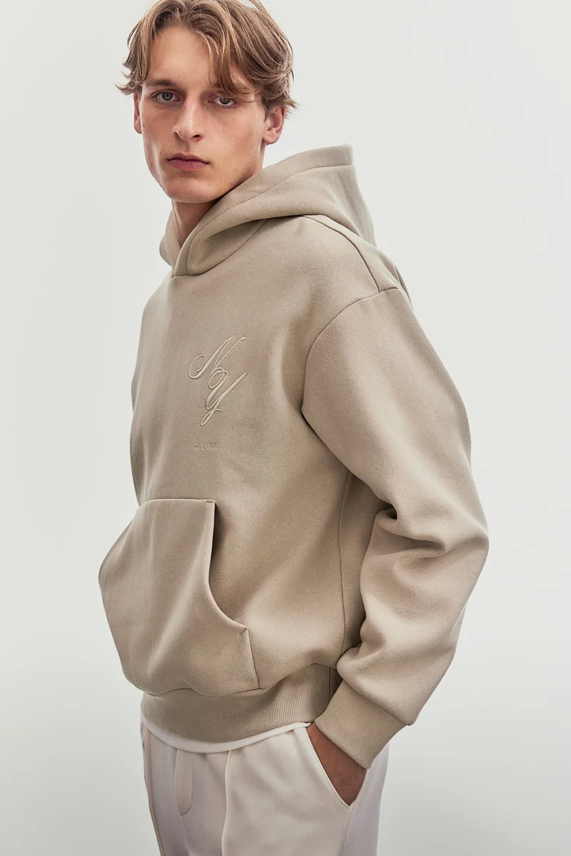 H&M Loose Fit Printed hoodie
