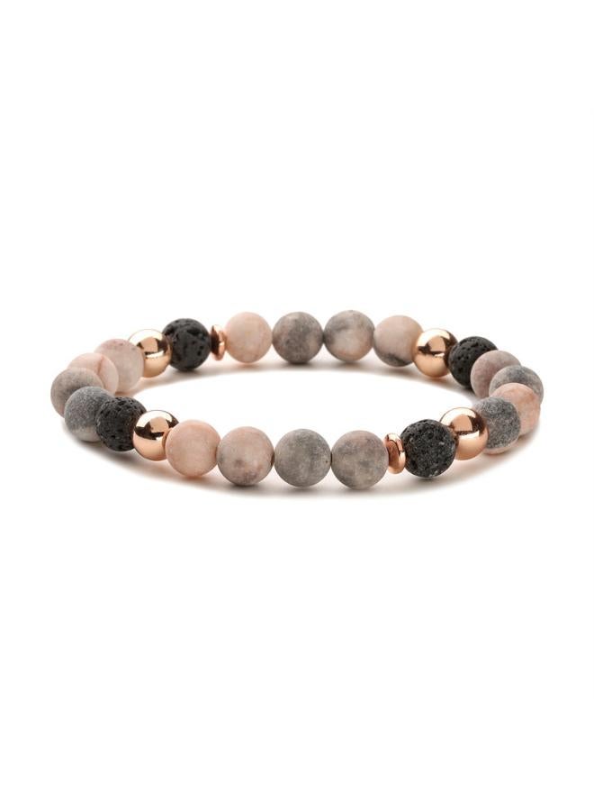 Explosions Natural Stone Bracelet Essential Oil Aromatherapy Bracelet Hot Powder Zebra Bracelet Bracelet Manufacturers 