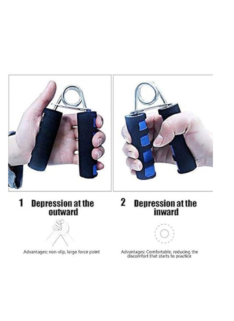 Generic - Hand Grip Strengthener Finger Gripper and Hand Gripper - Soft Foam Hand Exerciser to Increase Forearm, Wrist and Finger Strength - Image 1