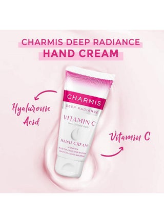 Deep Radiance Vitamin C Cream For Hands With Hyaluronic Acid, Protection From 99.9% Bacteria And Hydrated Hands, Non Sticky And Quick Absorbing, All Skin Types, 150G - pzsku/ZD989CC3F79A7D075ECC9Z/45/_/1733730118/7030351f-d0ef-40e8-b38d-7a094aec231a