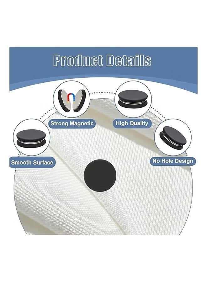 4 قطع دبوس حجاب مغناطيسي، بروش قوي متعدد الأغراض، مشبك وشاح صغير للوشاح بدون دبابيس، ملابس نسائية، أوشحة حجاب - Image 3