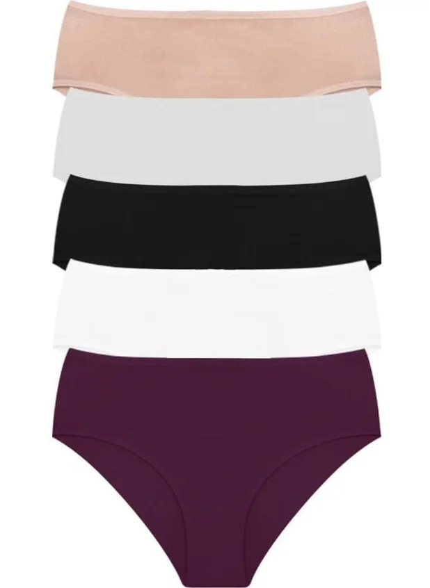 كوتن هيل Cotton Wide Brim Bato Panties 5 Pack-3