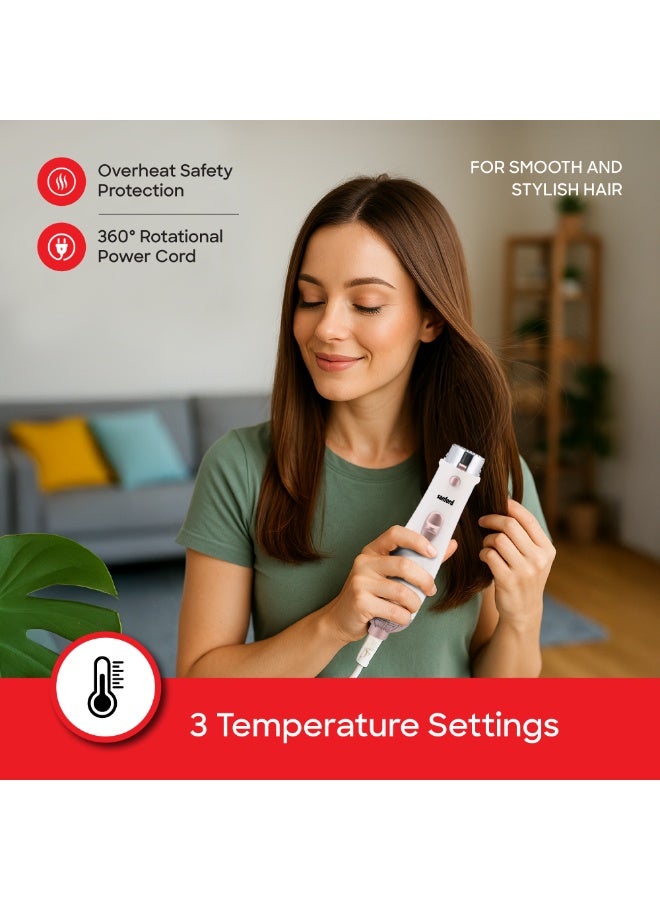 Sanford 4-in-1 Hair Styler, 3 Temperature Settings, 360° Rotational Power Cord, Overheat Safety Protection, Multi-Function Hair Dryer & Curler, For Smooth & Stylish Hair - Image 3