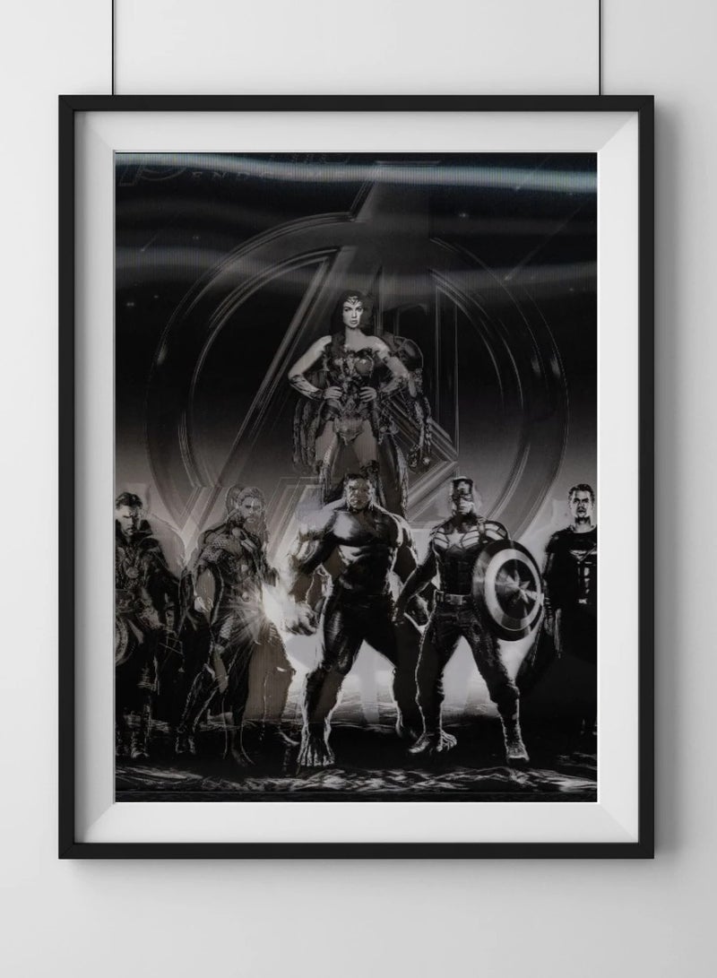 Avengers Black Framed