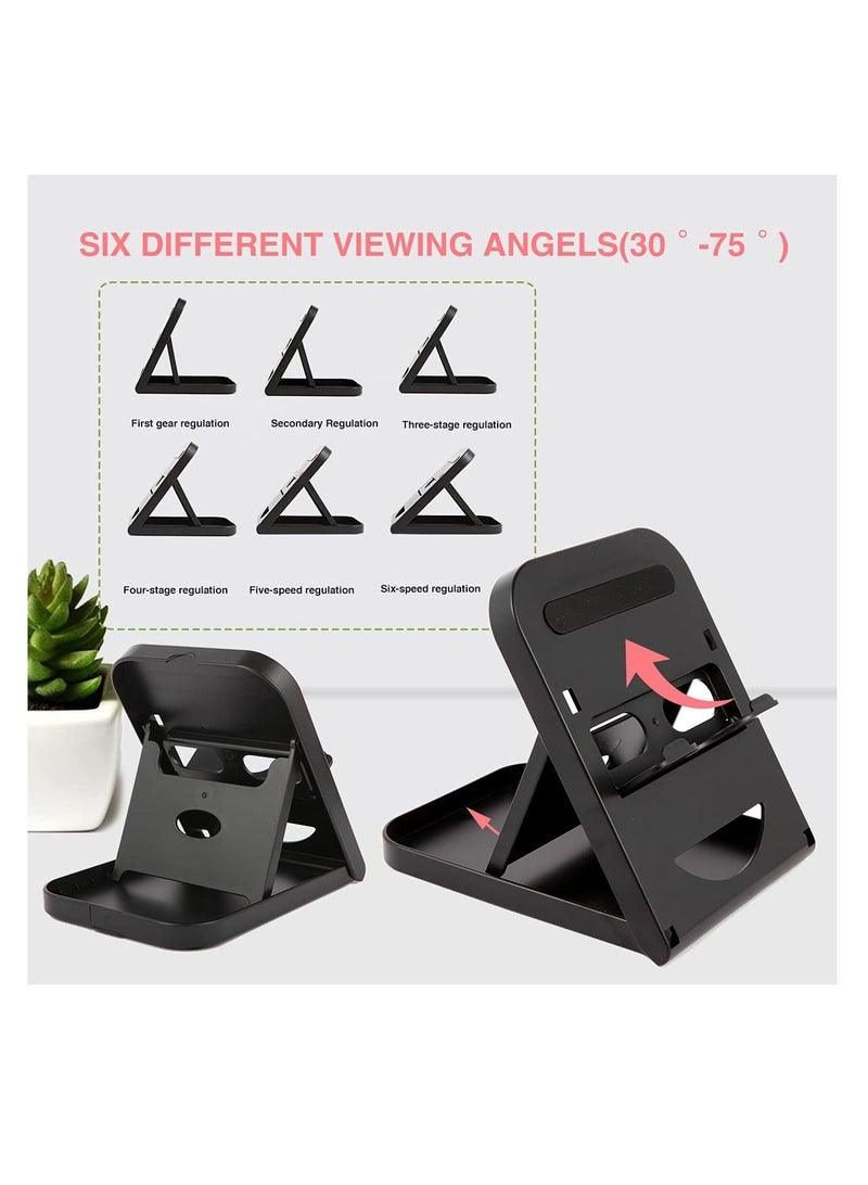 Captaintech Fit for Nintendo Switch Stand/ for Switch LITE Stand Foldable Adjustable and Portable table play stand for N-switch console playing and charging Compatible with for ipad/ for Mini/ for iPad Pro Air - Image 5