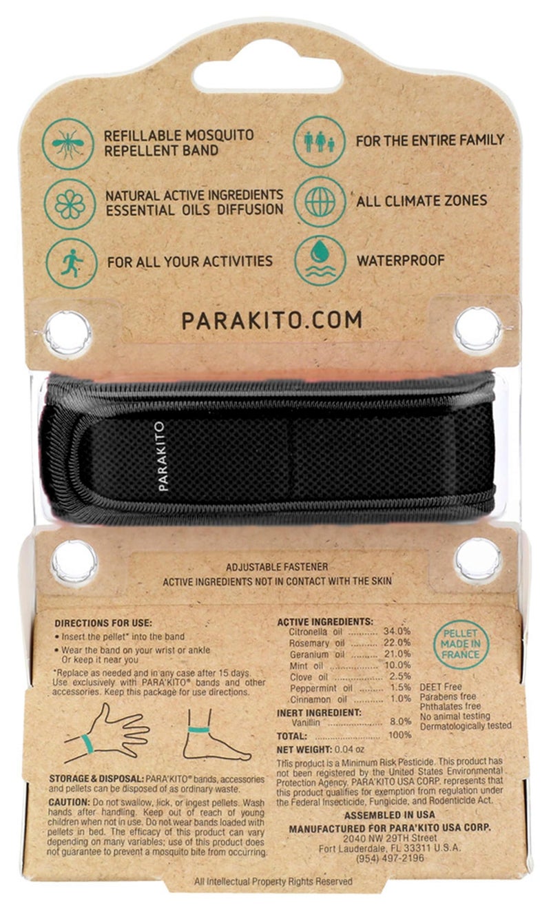 PARA'KITO Mosquito Insect & Bug Protection Wristband - Mosquito Stickers, Bug Spray Alternative Essentials for Beach, Camping, Desert Hiking, Christmas Bonfires - Natural Essential Oils (Blue) - Image 3