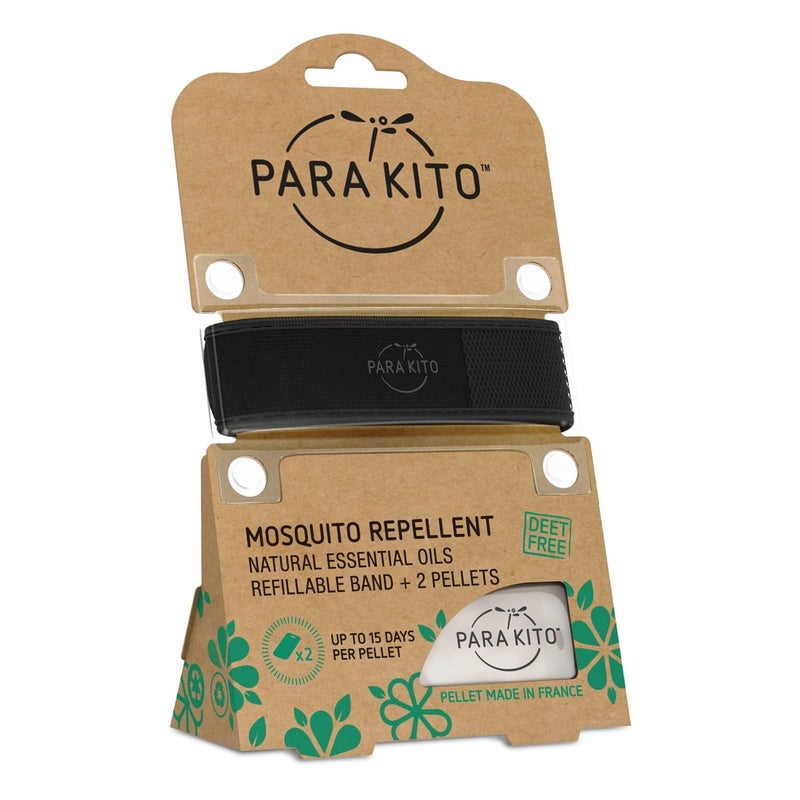 PARA'KITO Mosquito Insect & Bug Protection Wristband - Mosquito Stickers, Bug Spray Alternative Essentials for Beach, Camping, Desert Hiking, Christmas Bonfires - Natural Essential Oils (Blue) - Image 2