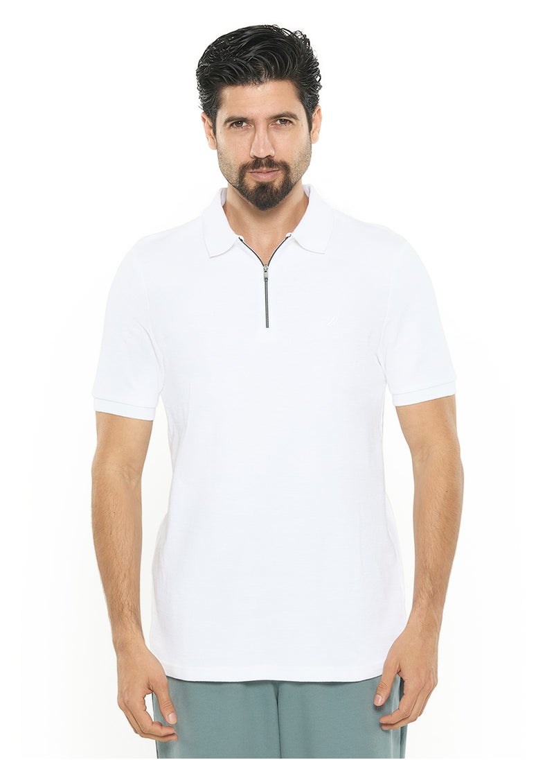 NAUTICA Slim Fit Premium Cotton Logo Polo Shirt  - Image 1