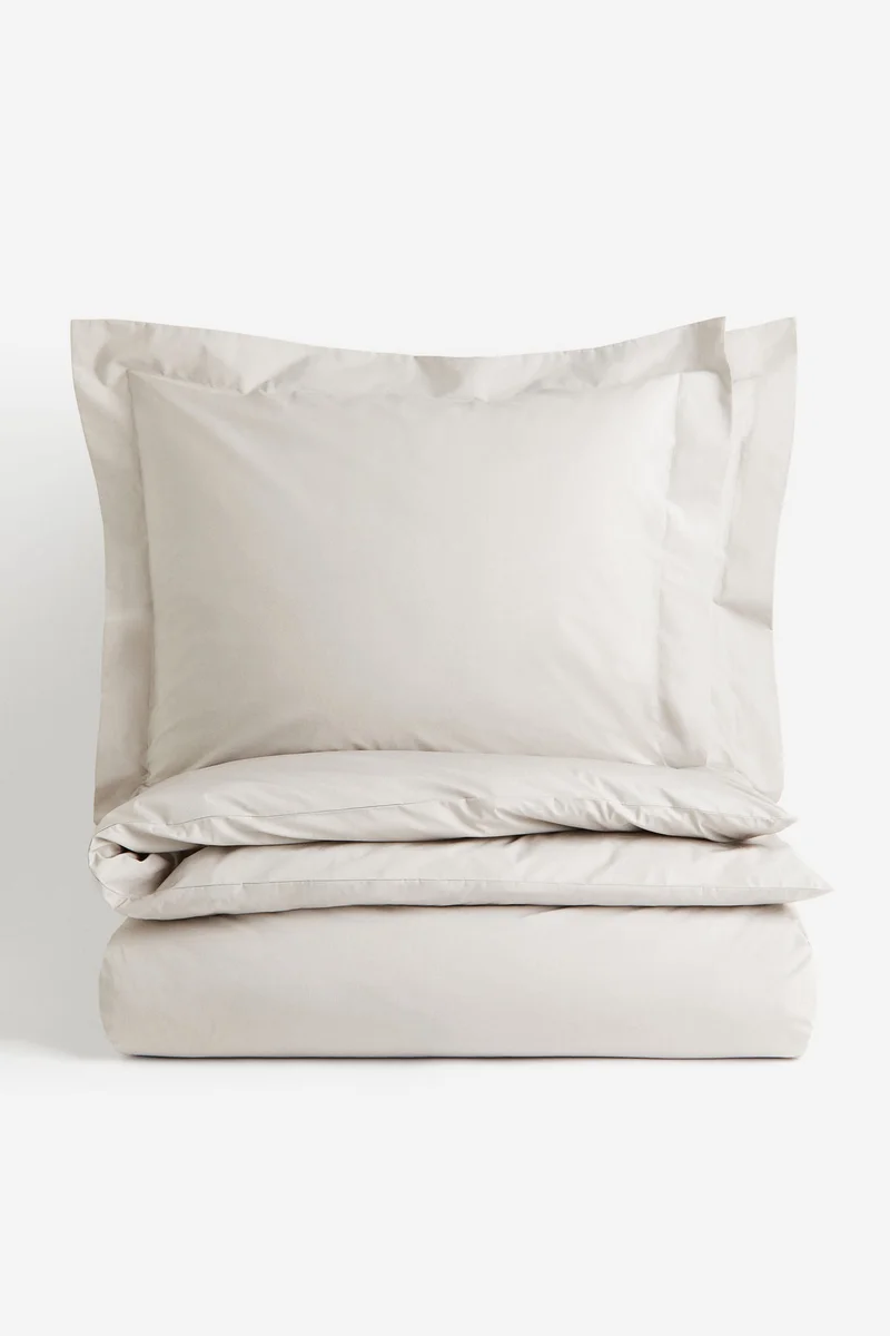 H&M Double/King Cotton Percale Duvet Cover Set 251-021