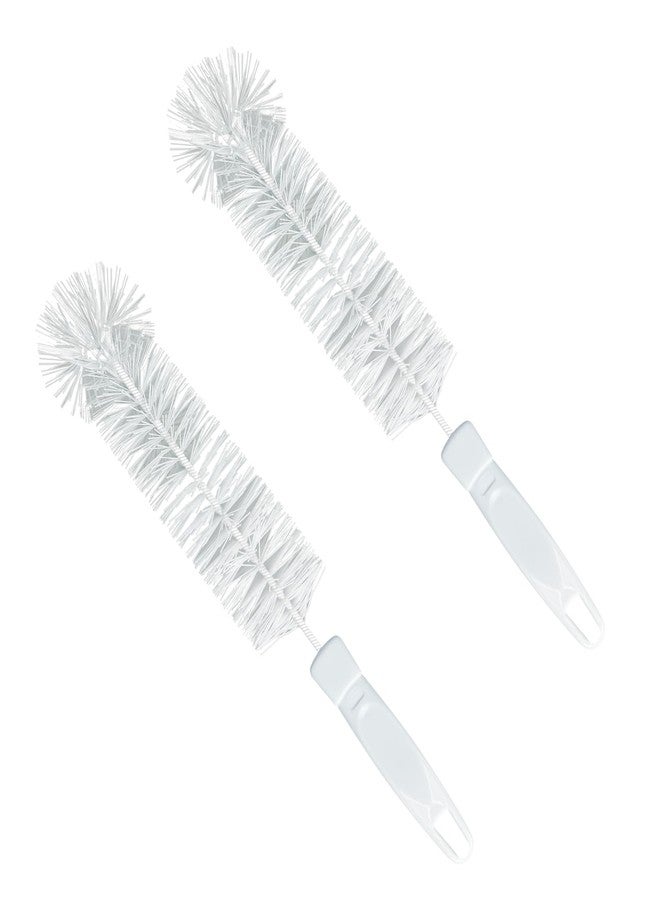 Lola Products Bottle Brush Cleaner, Durable Fiber Bristles Around Twisted Wire with Gripper Handle & Storage Hang Hole, Dishwasher Safe, 2 Pack - Image 1
