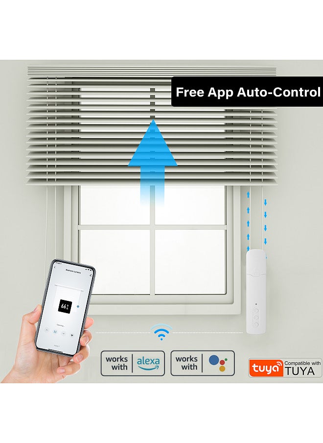 Generic - TM616EGB Tuya WiFi Rechargeable Intelligent Pull Bead Curtain Motor Intelligent Home with WiFi Converter Mobilephone APP Control Voice Control Quiet Compatible with Alexa Google Home - Image 1