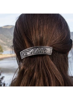 Oberon Design Horses Hair Clip, Hand Crafted Metal Barrette Made in the USA with a Large 80mm Clip by Oberon Design  - Image 2