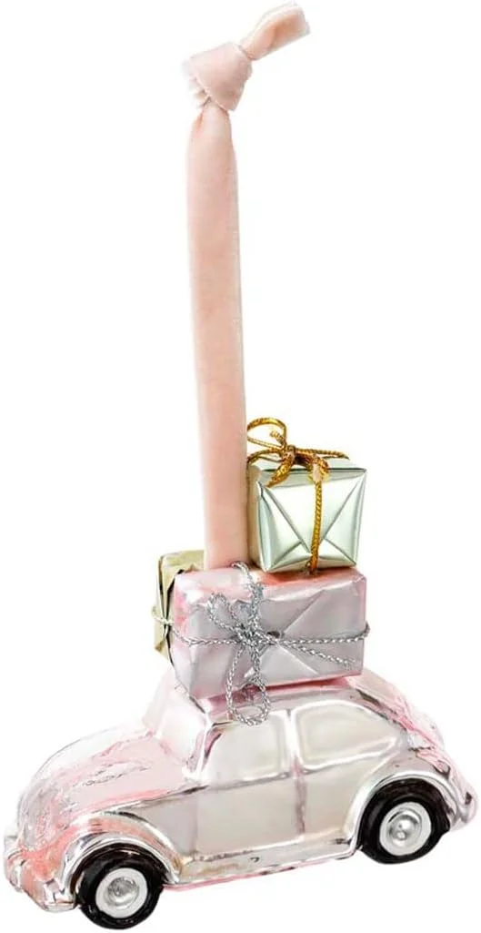 توكينج تيبلز PINK CAR GLASS TREE DECORATION
