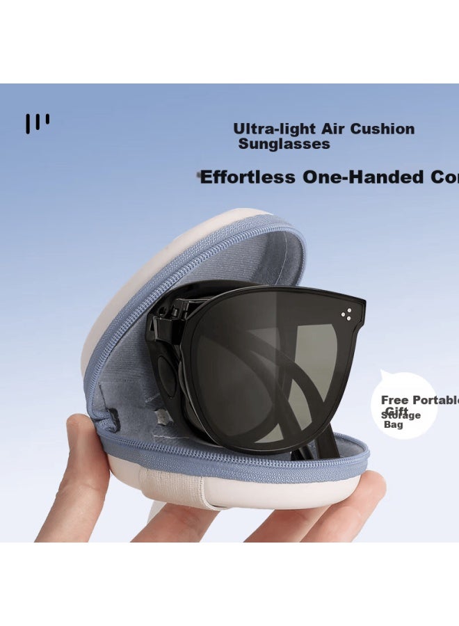 Pulais Folding Sungl For Men And Women, Gm Same Style, Driving Uv Protection, Sun Protection Gl - Image 1