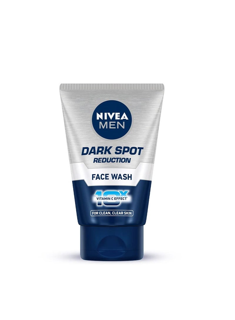 Nivea Men Dark Spot Reduction Face Wash (10x Whitening), 100 ML - Image 1