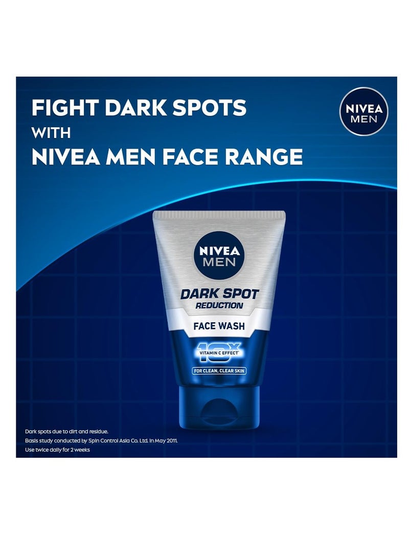 Nivea Men Dark Spot Reduction Face Wash (10x Whitening), 100 ML - Image 3