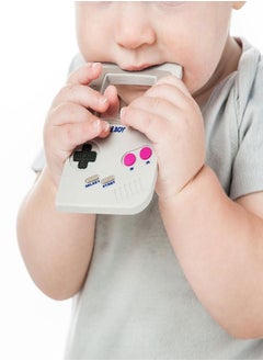 BUMKiNs Bumkins Silicone Teether, Nintendo Textured, Soft, Flexible, Sensory, Gum Soothing - Game Boy  - Image 3