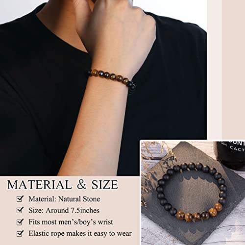 UPROMI 60th Birthday Gifts Decorations for Men, 1965 Happy 60th Birthday Card Bracelet for 60 Year Old Man Him Male - Image 4