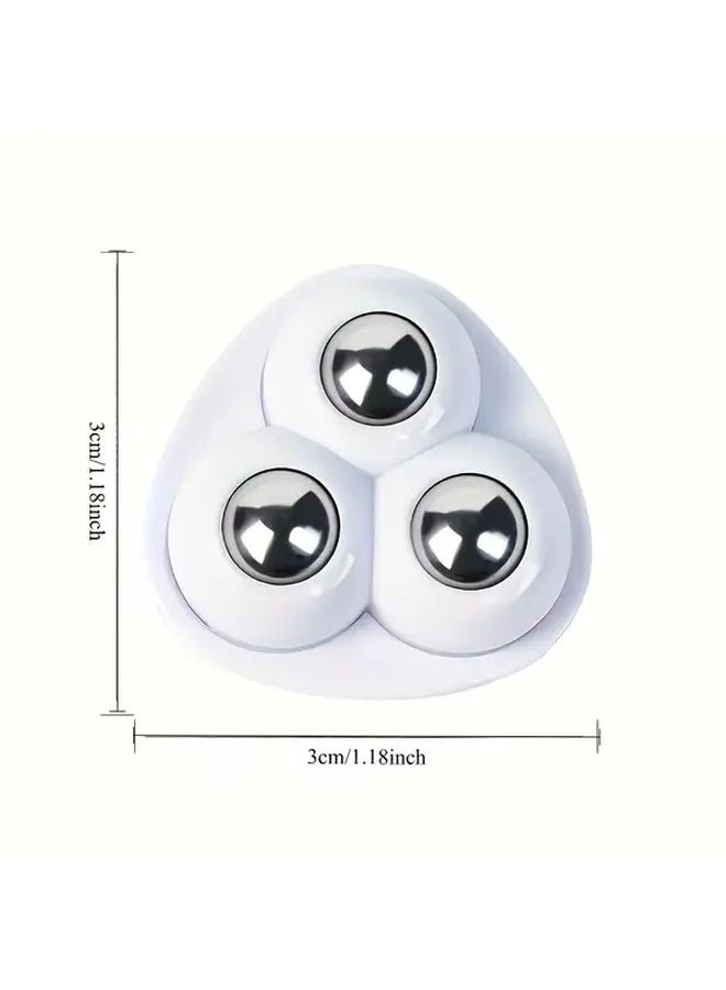Heavy Duty 360 Degree Rotating Casters 12 Pieces 3 Steel Ball Bearings - Image 2