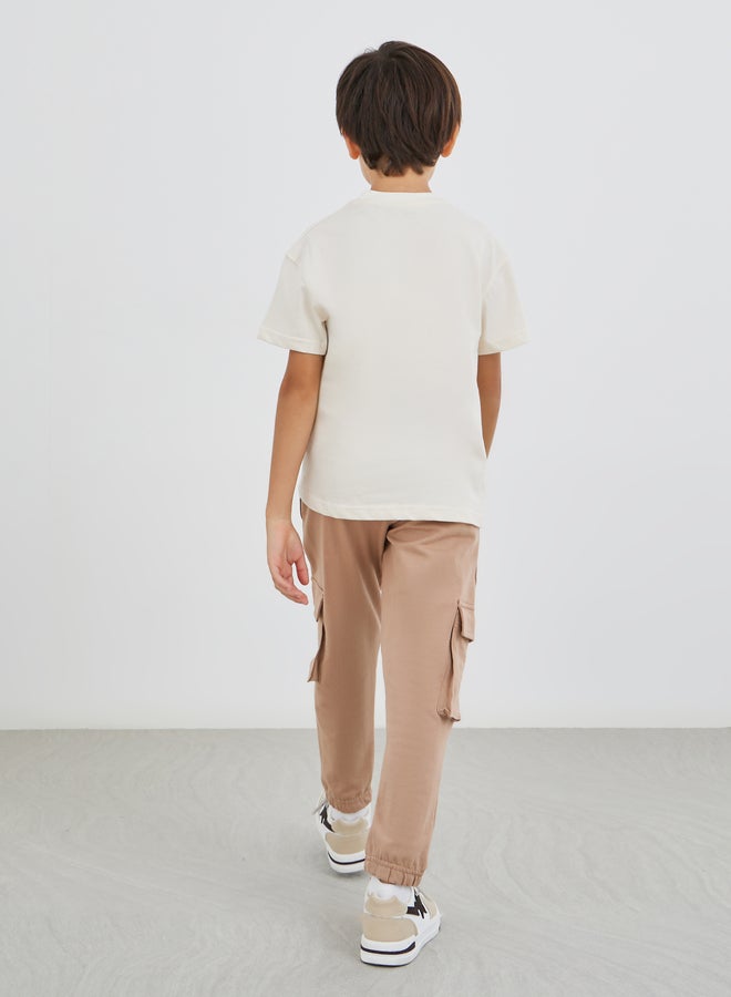 Styli Contrast Chest Pocket Oversized T-Shirt and Joggers Set - Image 4