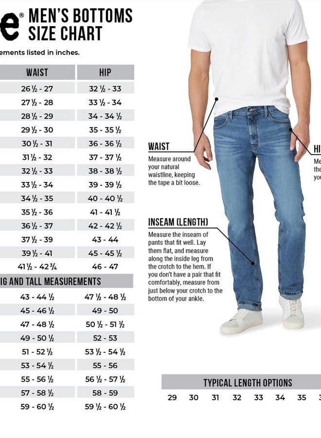 LEE Men's Extreme Motion Straight Taper Jean Maddox 34W x 34L - Image 5